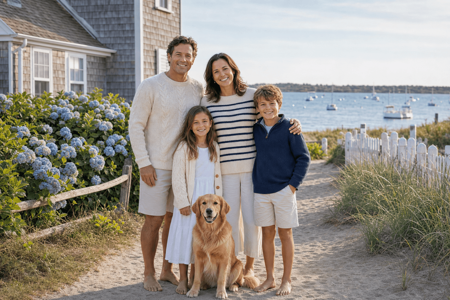 Cape Cod Summer family portrait sample