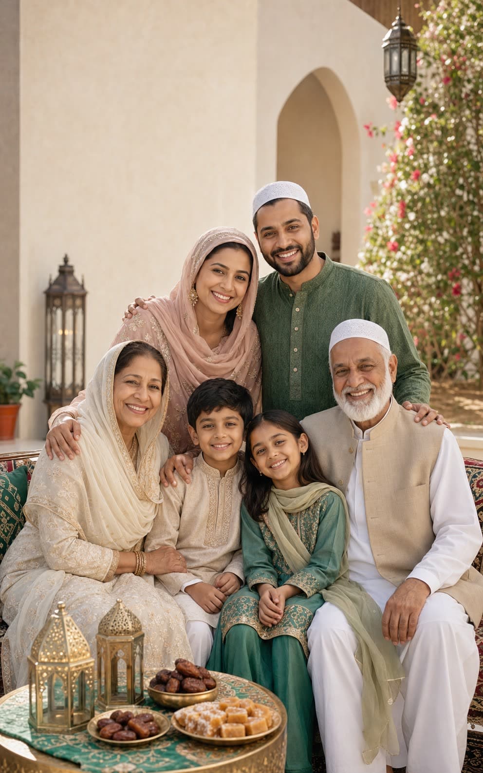 Eid family portrait sample