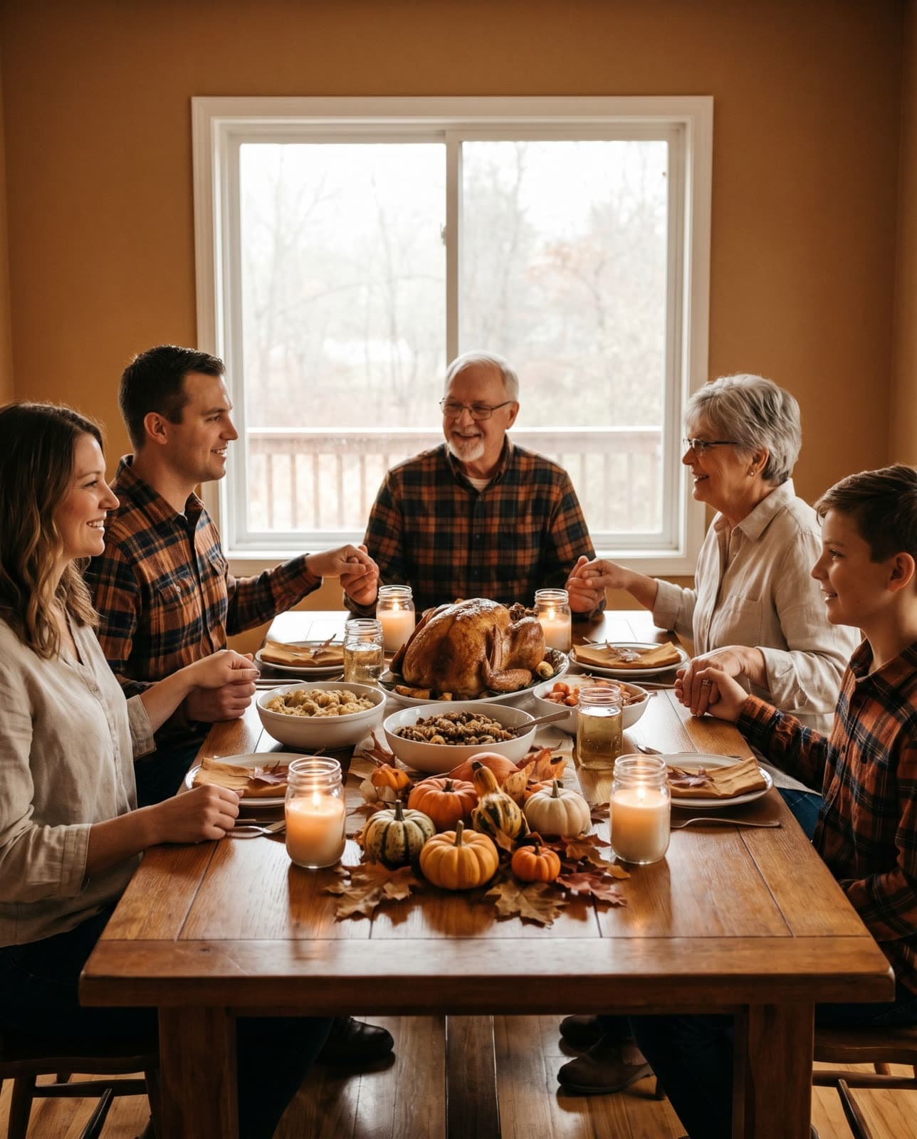 Thanksgiving family card