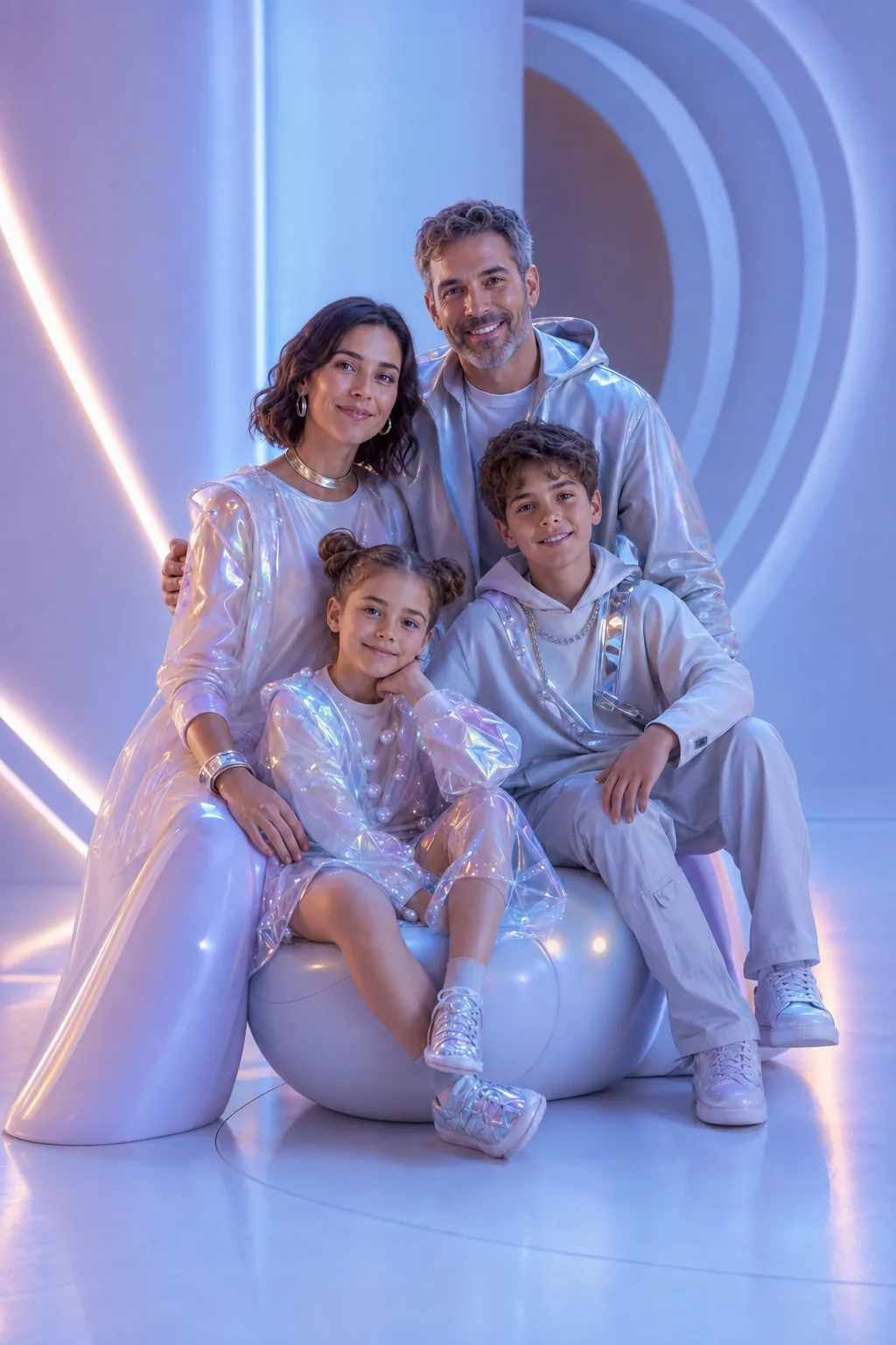 Future Glow Family family portrait sample