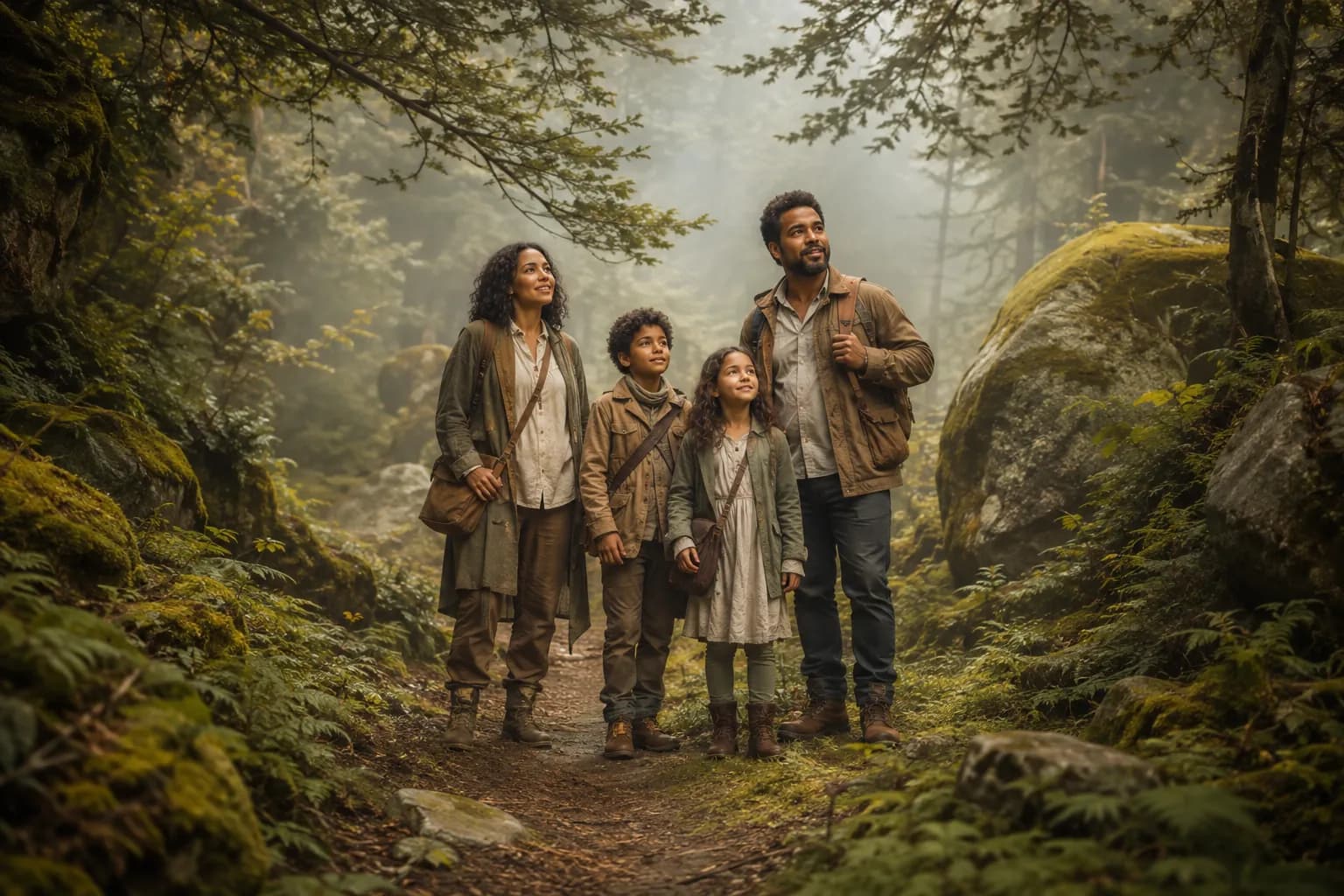 Mystic Outlands Adventure family portrait sample