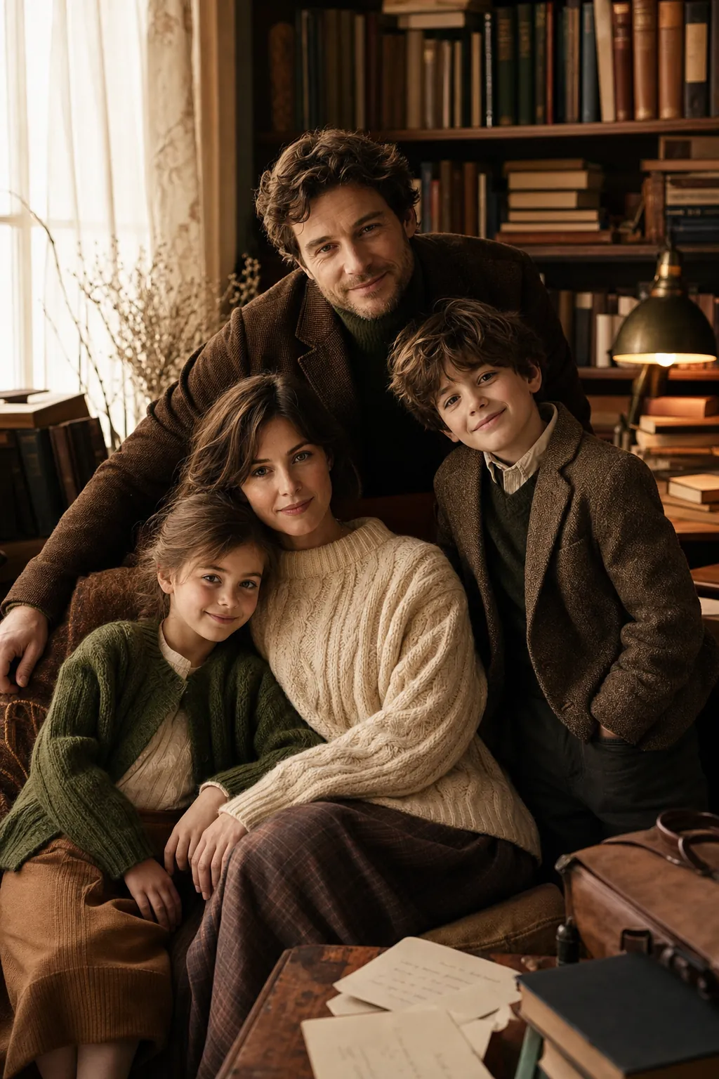 Poetcore Family Library Portrait family portrait sample