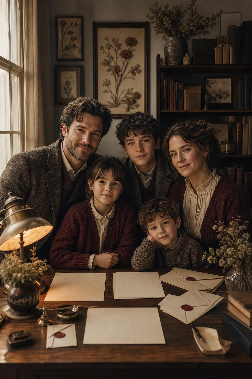 Пример семейного портрета: Letters at Home