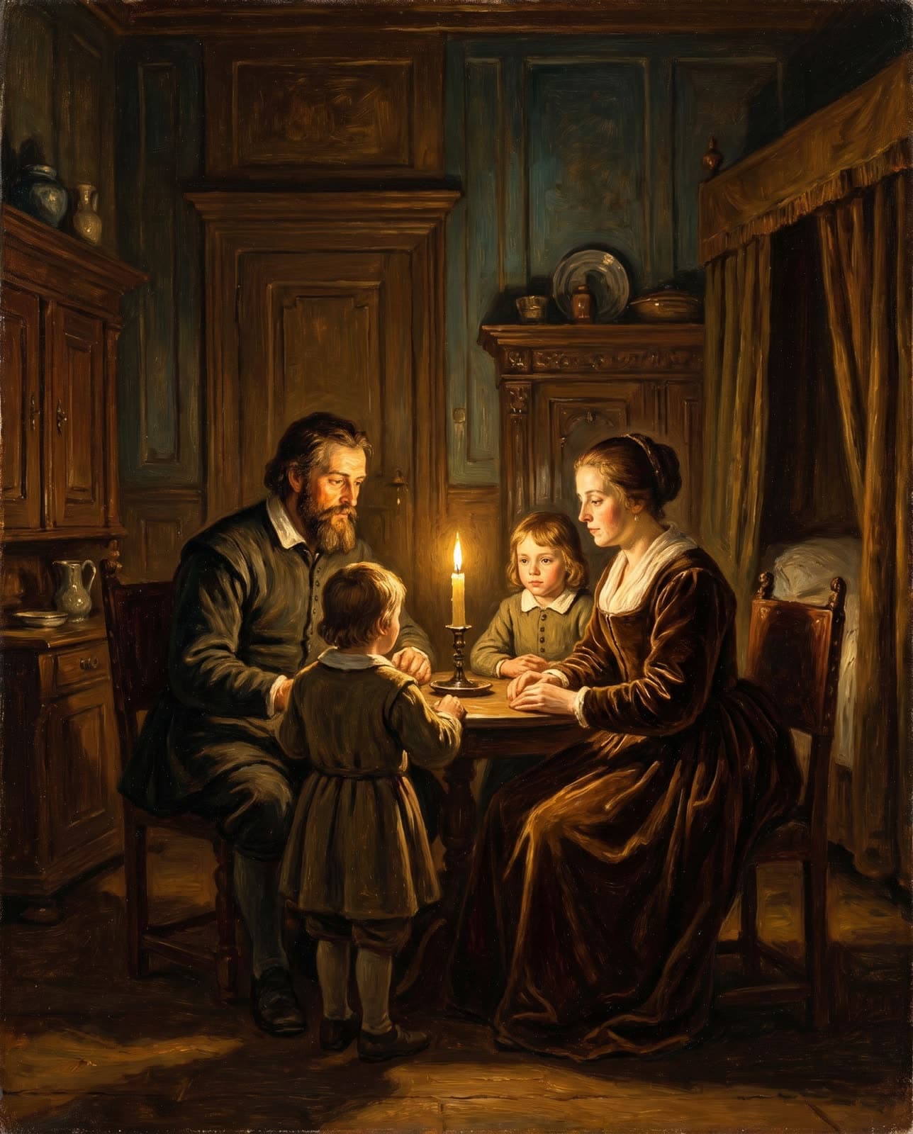 Renaissance Oil Painting