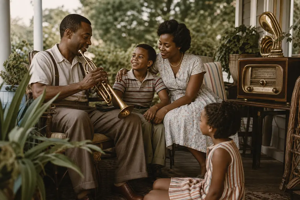 Retro Jazz Porch