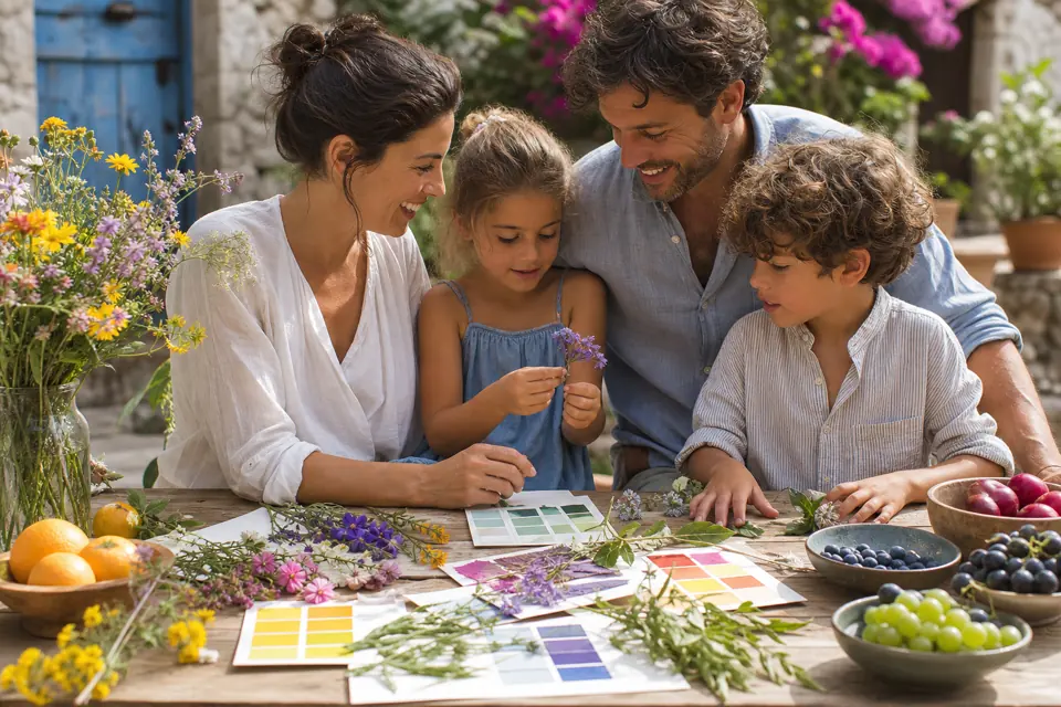 Summer Color Hunt family portrait sample