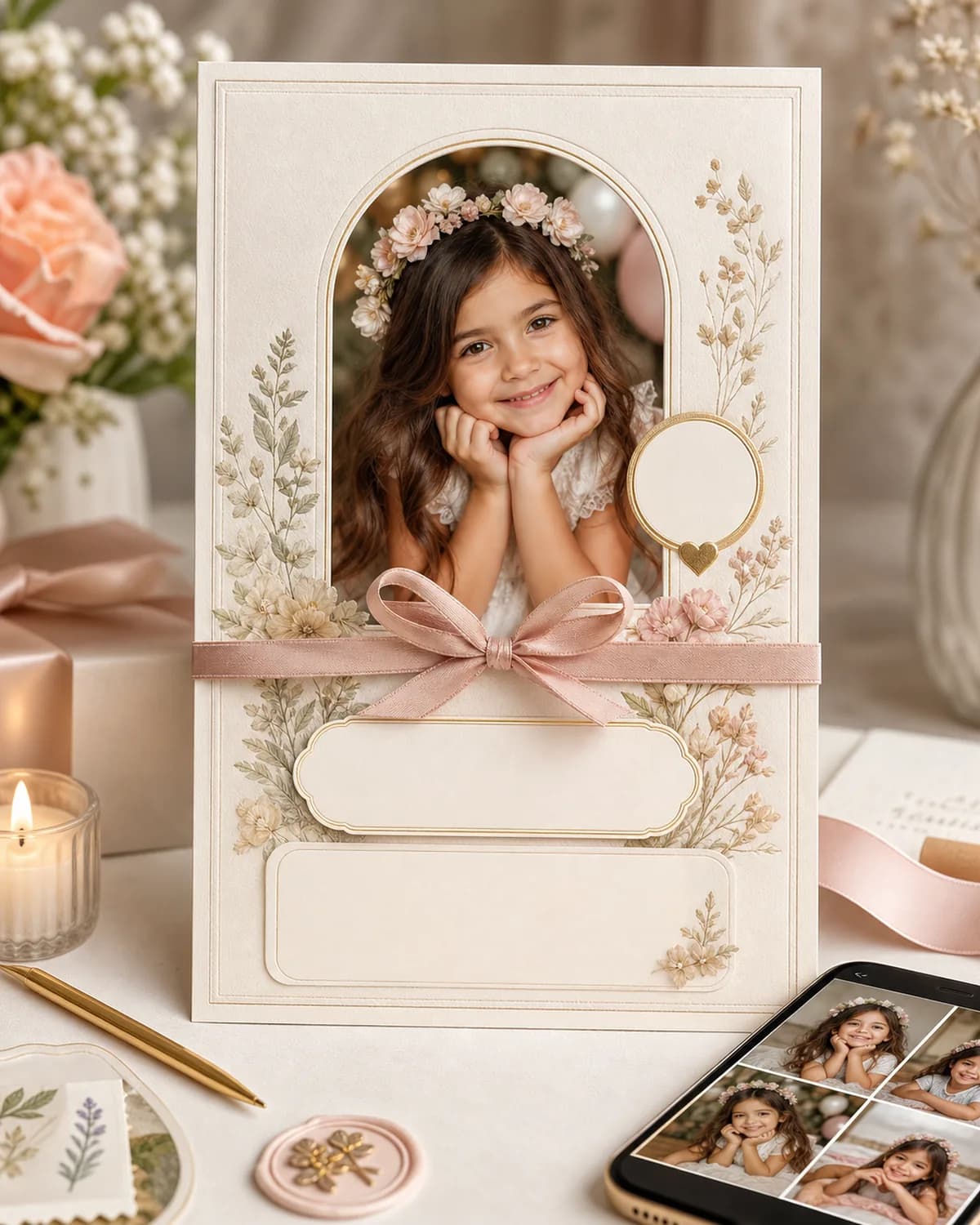 Birthday Card With Photo and Name